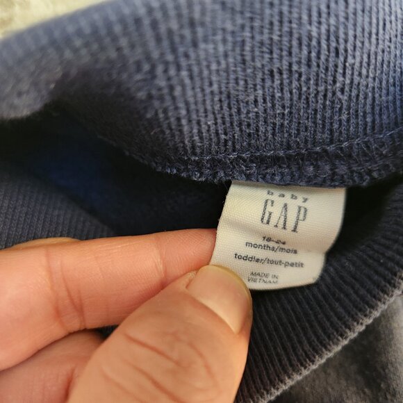 🌻Baby Gap navy blue sweatpants / 18-24 months - Picture 2 of 3